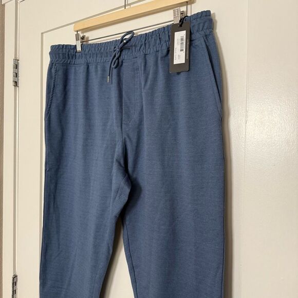 Slate & Stone Sweatpants Joggers Mens XL Blue Pull On Athleisure Lounge Workout - Picture 2 of 14